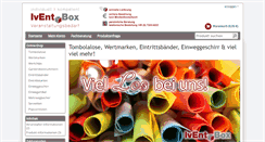 Desktop Screenshot of iventbox.de