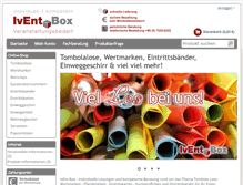 Tablet Screenshot of iventbox.de